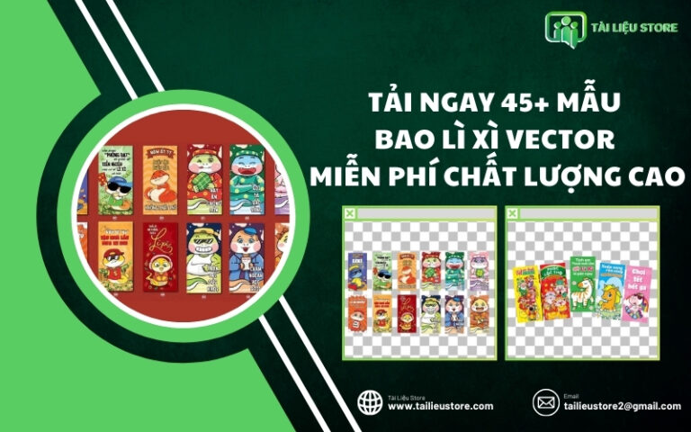 Tải ngay 45+ mẫu bao lì xì vector miễn phí chất lượng cao