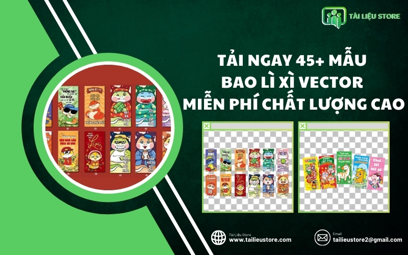 Tải Ngay 45+ Mẫu Bao Lì Xì Vector Miễn Phí Chất Lượng Cao
