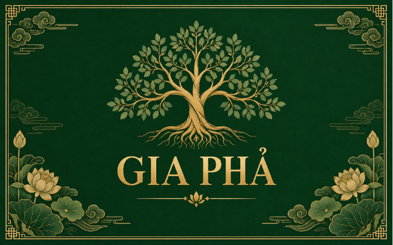 Bìa Gia Phả PSD – Giải Pháp Linh Hoạt Cho Designer Và Nhà In