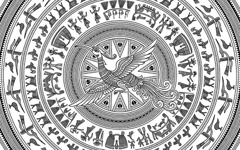 Chim Lạc Trống Đồng Phong Cách Cổ Điển