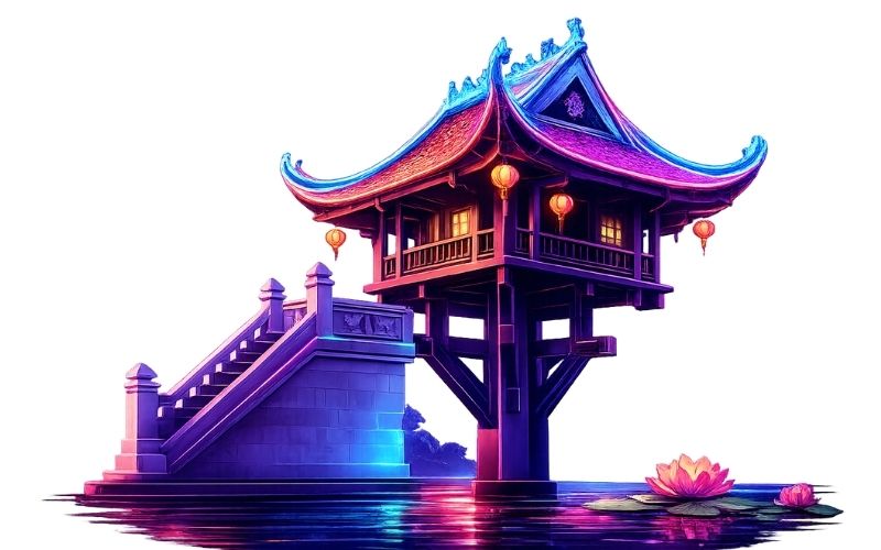 Chùa Một Cột PNG nền trong suốt