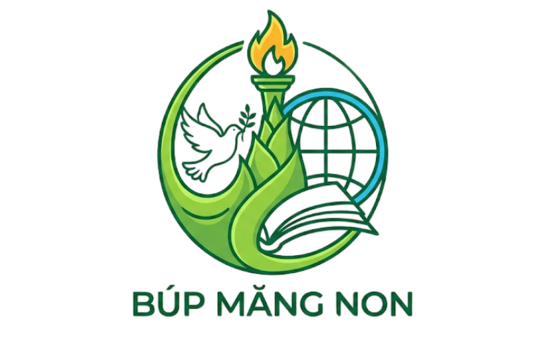 Logo Búp Măng Non Cách Điệu