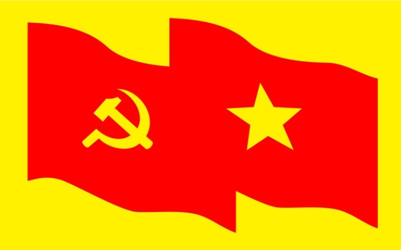 Logo Cờ Đảng Và Cờ Tổ Quốc Vector