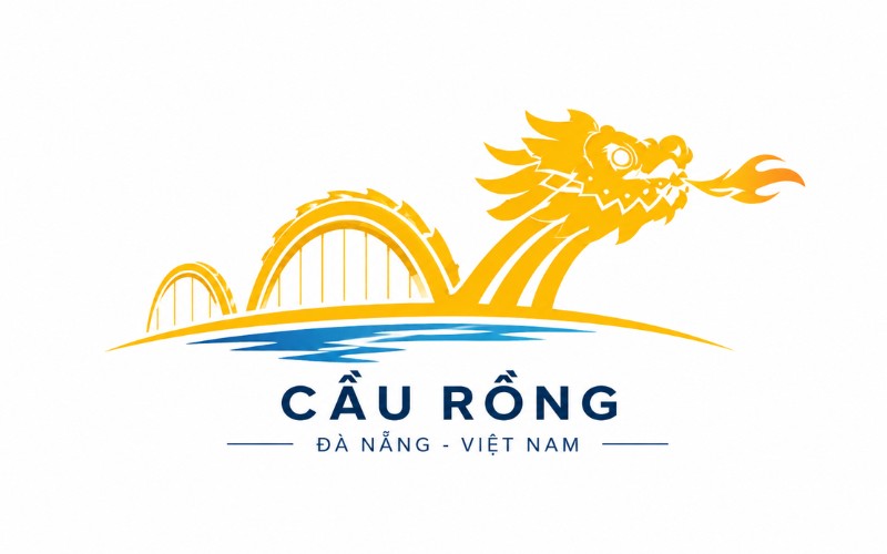 Logo cầu rồng vector