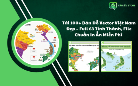 Tải 100+ Bản Đồ Vector Việt Nam Đẹp – Full 63 Tỉnh Thành, File Chuẩn In Ấn Miễn Phí