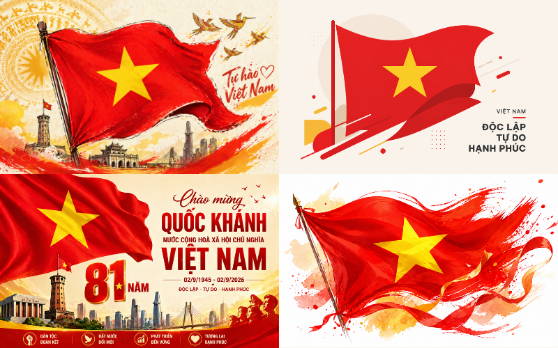 Tổng hợp cờ hội vector