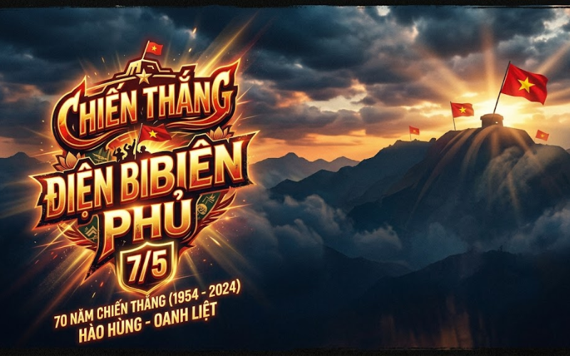 Vector Typography Chủ Đề 7_5 – Điện Biên Phủ