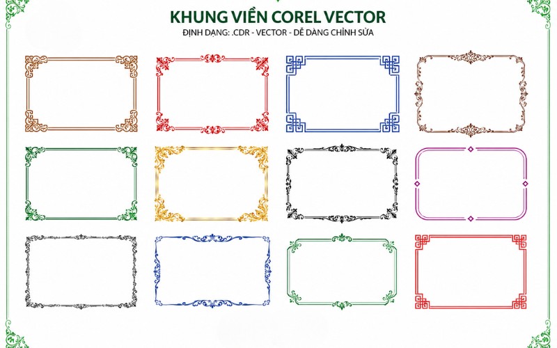 Khung viền Corel