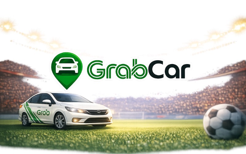 Grabcar logo full màu