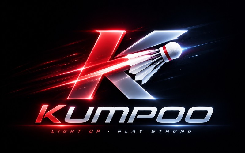 Logo Kumpoo kết hợp hiệu ứng ánh sáng
