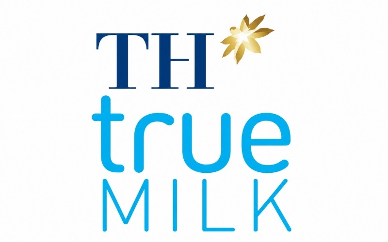 Logo TH True Milk nền trắng
