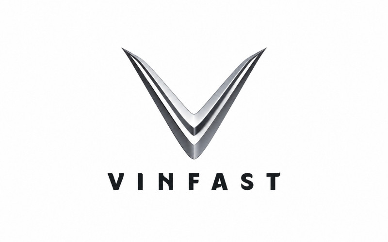 Logo VinFast vector phong cách tối giản tinh tế
