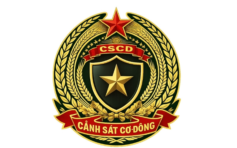 Logo cảnh sát cơ động nền trong suốt (PNG)