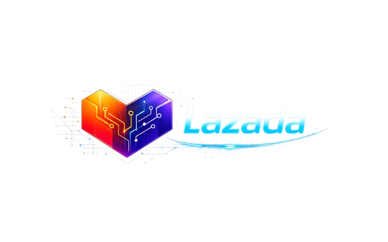 Logo lazada dạng tech startup (công nghệ)