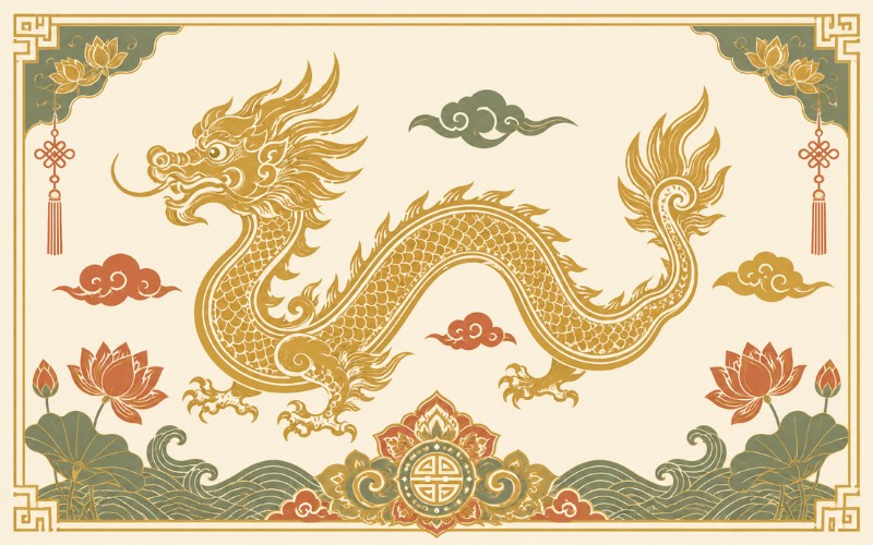 Rồng thời Lý vector trong thiết kế truyền thống Việt Nam