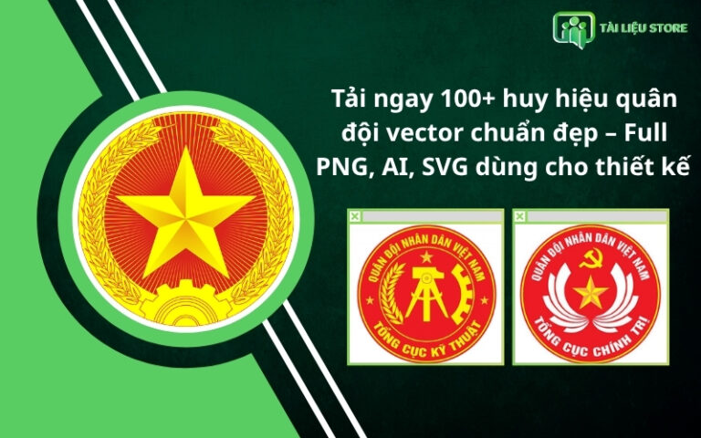 Tải ngay 100+ huy hiệu quân đội vector chuẩn đẹp