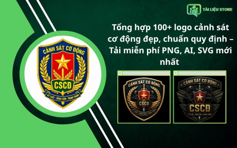 Tổng hợp 100+ logo cảnh sát cơ động đẹp, chuẩn quy định