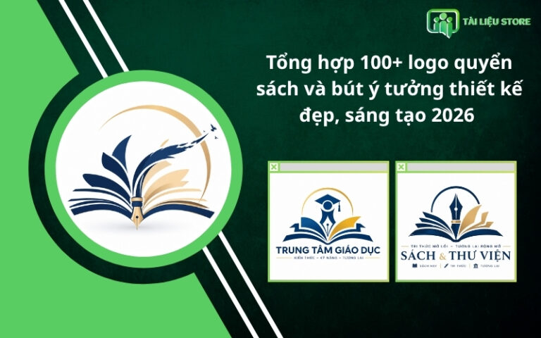 Tổng hợp 100+ logo quyển sách và bút ý