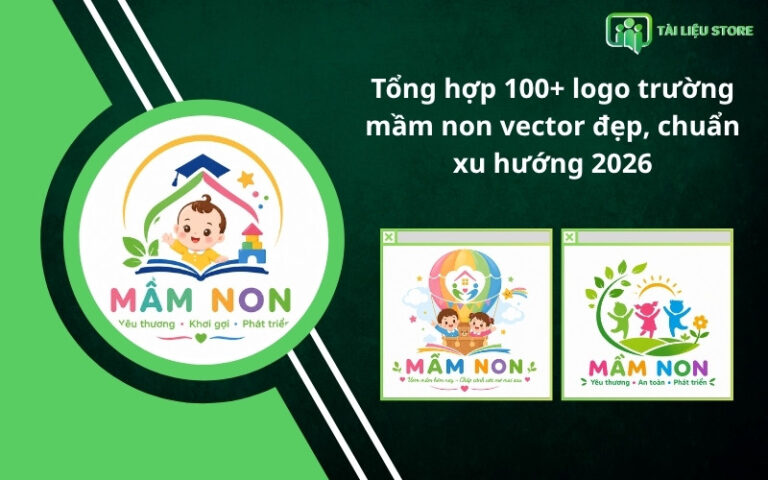 Tổng hợp 100+ logo trường mầm non vector đẹp