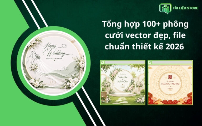Tổng hợp 100+ phông cưới vector đẹp