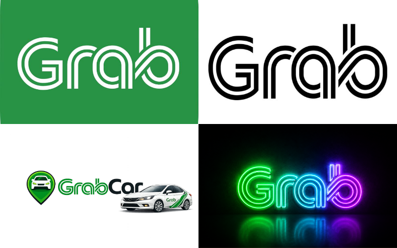 Tổng hợp logo grab vector
