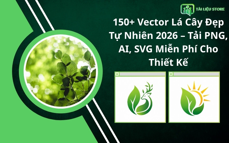 150+ Vector Lá Cây Đẹp Tự Nhiên 2026