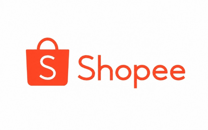 Ảnh logo Shopee phong cách tối giản hiện đại