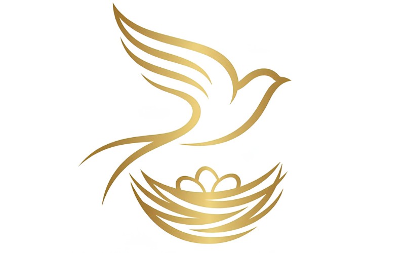 Chim yến logo ngành yến sào