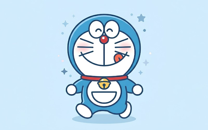 Doraemon vector chibi dễ thương