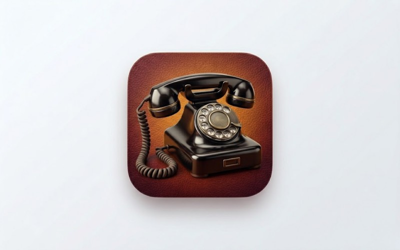 Icon điện thoại cổ điển