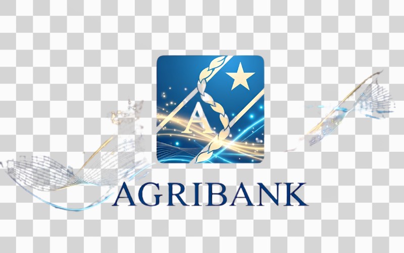 Logo Agribank vector kết hợp hiệu ứng ánh sáng