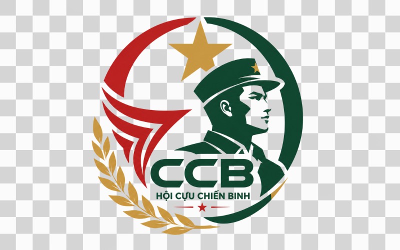 Logo CCB cách điệu sáng tạo