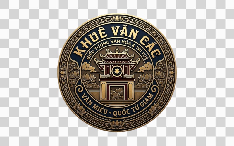 Logo Khuê Văn Các dạng huy hiệu