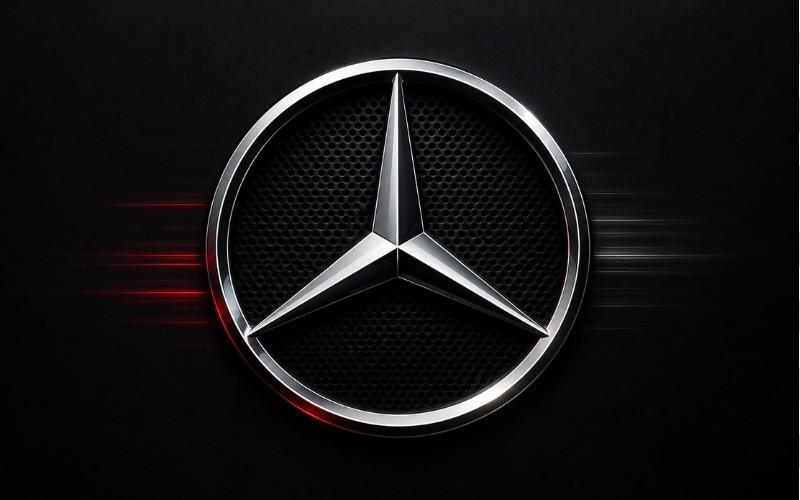 Logo Mercedes Benz phong cách thể thao