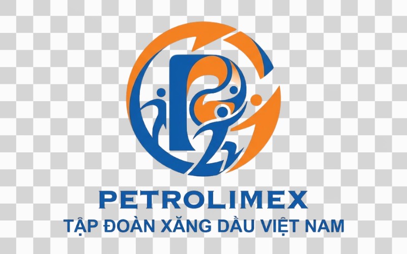 Logo Petrolimex kết hợp biểu tượng con người