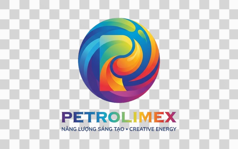 Logo Petrolimex phong cách sáng tạo đa màu