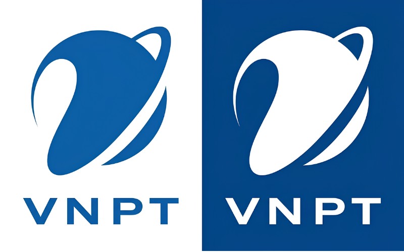 Logo VNPT PNG nền trắng – nền màu