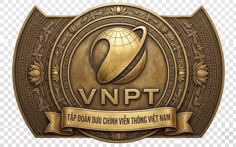 Logo VNPT PNG phong cách truyền thống