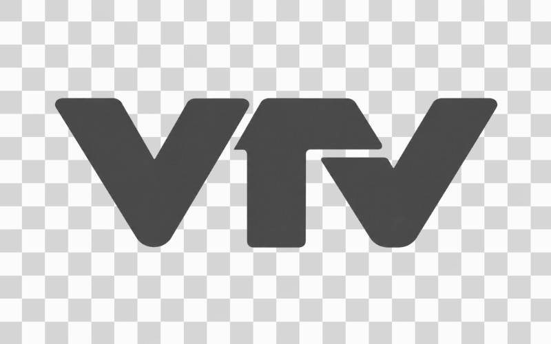 Logo VTV dạng đơn sắc