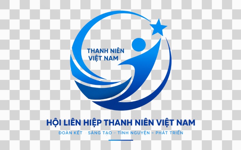 Logo hội liên hiệp thanh niên phong cách hiện đại