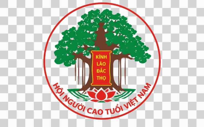 Logo hội người cao tuổi vector chuẩn truyền thống