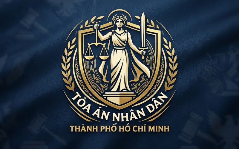 Logo tòa án dạng biểu tượng con người