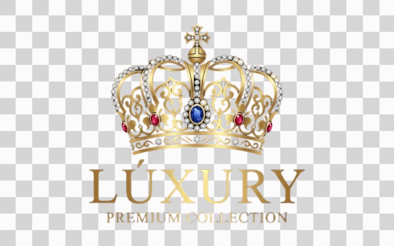 Logo vương miện vector sang trọng – luxury