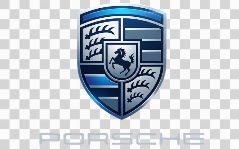 Porsche logo vector cách điệu hiện đại