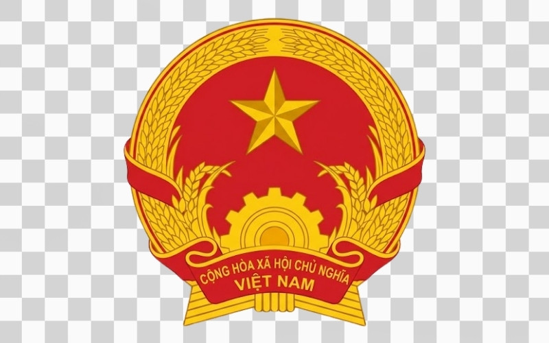 Quốc huy Việt Nam PNG nền trong suốt