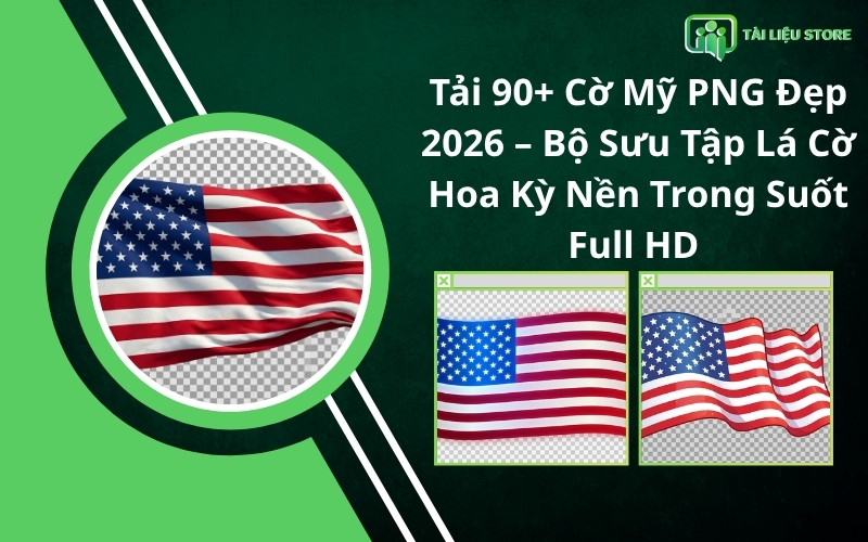 Tải 90+ Cờ Mỹ PNG Đẹp 2026