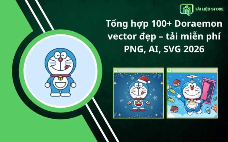 Tổng hợp 100+ Doraemon vector đẹp