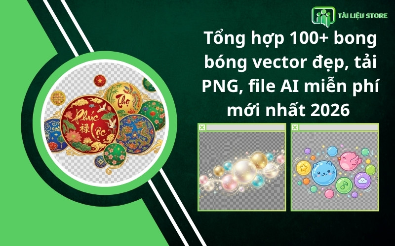 Tổng hợp 100+ bong bóng vector đẹp