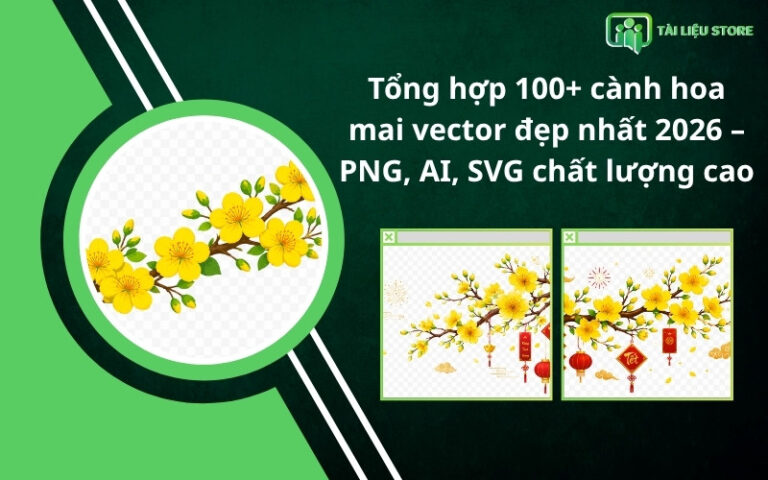Tổng hợp 100+ cành hoa mai vector đẹp nhất 2026
