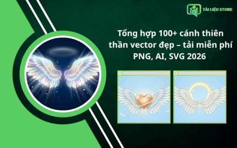 Tổng hợp 100+ cánh thiên thần vector đẹp